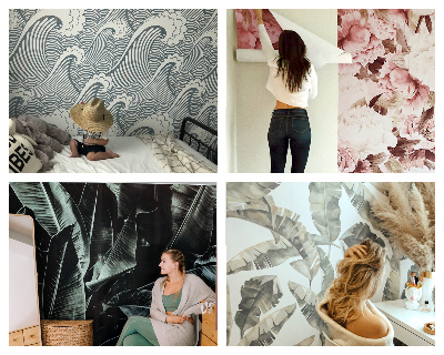 Fototapet modern pentru living Porii femeilor