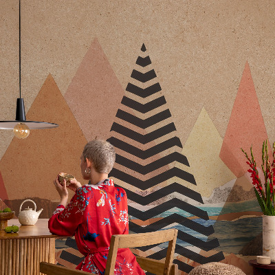 Fototapet la comandă pentru dormitor Teatrul japonez