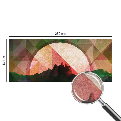 Fototapet vlies pe perete Tunel de lemn