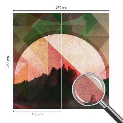 Fototapet vlies pe perete Tunel de lemn