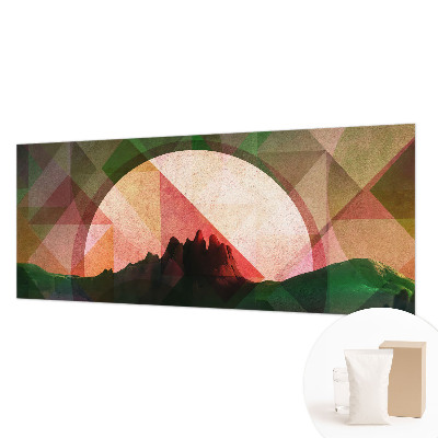 Fototapet vlies pe perete Tunel de lemn