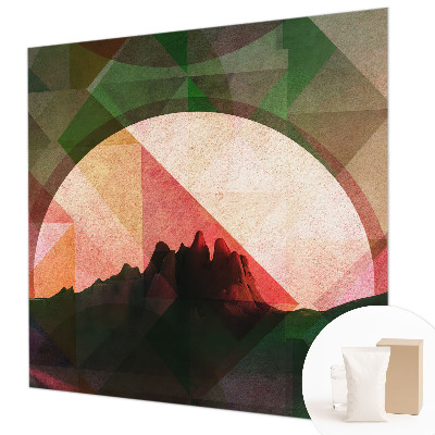 Fototapet vlies pe perete Tunel de lemn