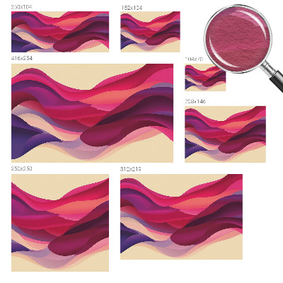 Fototapet vlies Leopardi abstracti