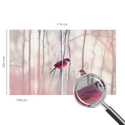 Fototapet vlies pentru living Frunze de lotus