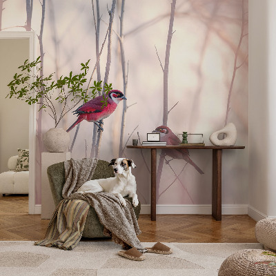 Fototapet vlies pentru living Frunze de lotus