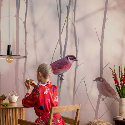 Fototapet vlies pentru living Frunze de lotus