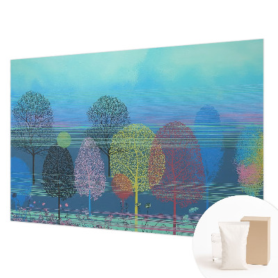 Fototapet la comandă Păsări pe o ramură