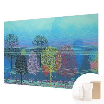 Fototapet la comandă Păsări pe o ramură