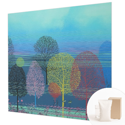 Fototapet la comandă Păsări pe o ramură