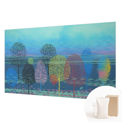 Fototapet la comandă Păsări pe o ramură