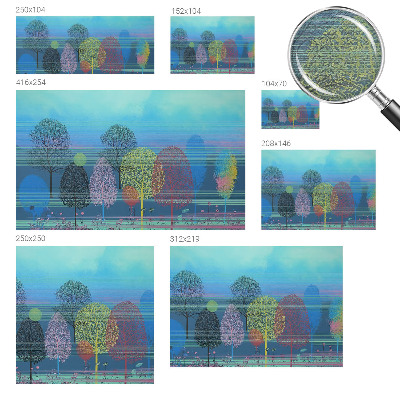 Fototapet la comandă Păsări pe o ramură