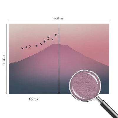 Fototapet modern pentru living Pisică ghemuită