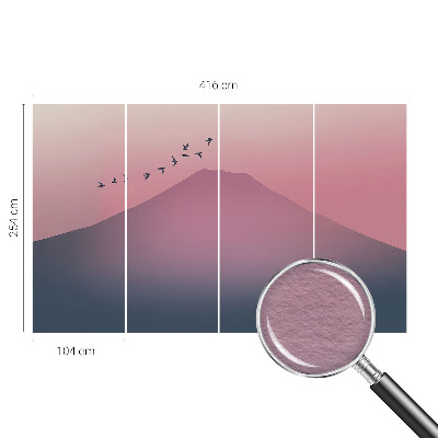 Fototapet modern pentru living Pisică ghemuită