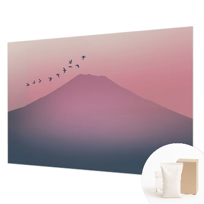 Fototapet modern pentru living Pisică ghemuită