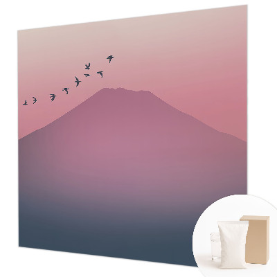 Fototapet modern pentru living Pisică ghemuită