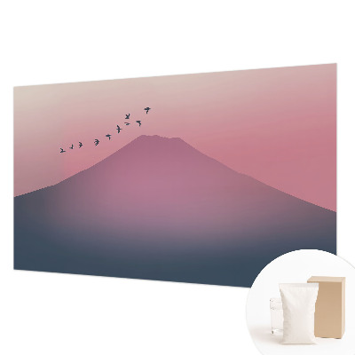 Fototapet modern pentru living Pisică ghemuită