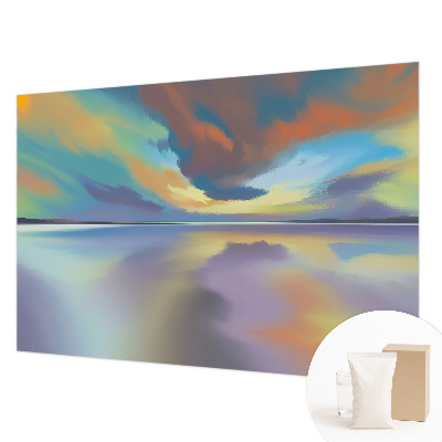 Fototapet modern la comandă cu motiv tropical în culori armonioase