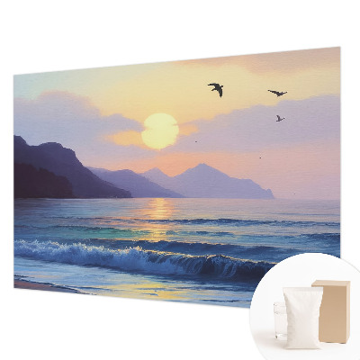 Fototapet la comandă pentru dormitor Peisaj de câmp