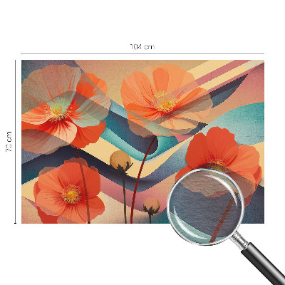 Fototapet modern la comandă Eleganță florală