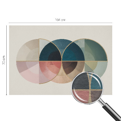 Fototapet vlies pentru living Pajiște cu flori