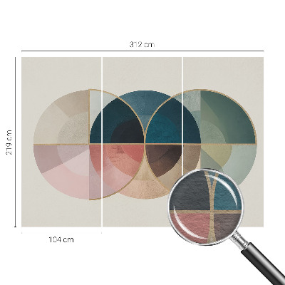 Fototapet vlies pentru living Pajiște cu flori