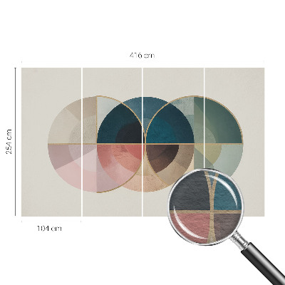 Fototapet vlies pentru living Pajiște cu flori