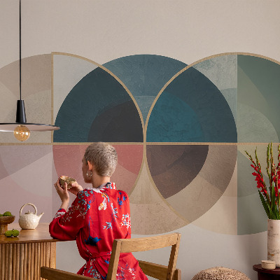 Fototapet vlies pentru living Pajiște cu flori