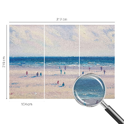 Fototapet vlies pentru dormitor Ceață de pădure