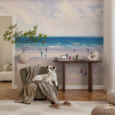 Fototapet vlies pentru dormitor Ceață de pădure