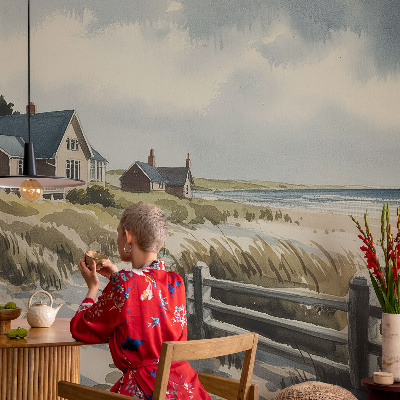 Fototapet vlies pentru copii Lupul în pădure