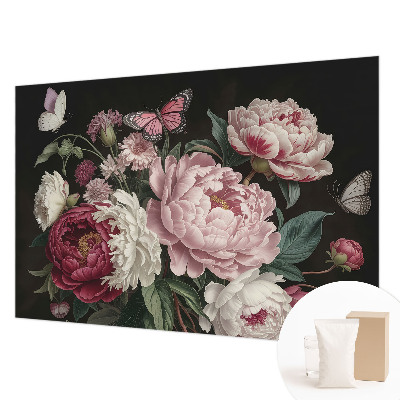Fototapet decorativ pe perete cu motiv cu păsări exotice