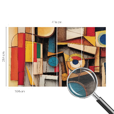 Fototapet modern pentru living Fețe de femei