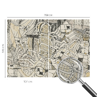 Fototapet la comandă Fețe colorate