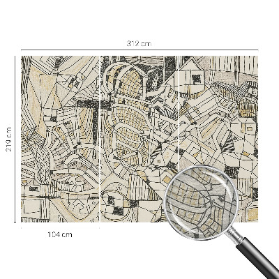 Fototapet la comandă Fețe colorate