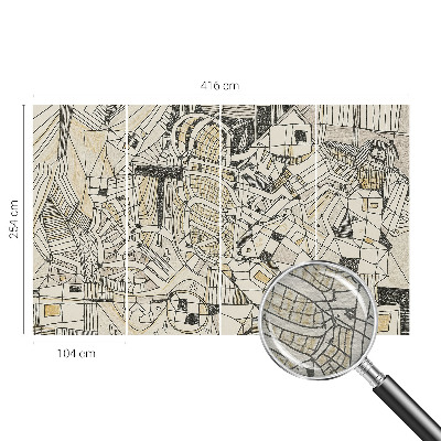 Fototapet la comandă Fețe colorate