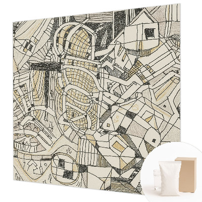 Fototapet la comandă Fețe colorate