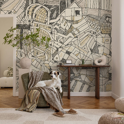 Fototapet la comandă Fețe colorate