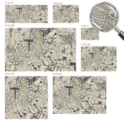 Fototapet la comandă Fețe colorate