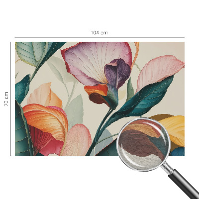 Fototapet pentru dormitor Șic floral