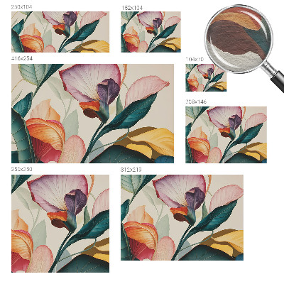 Fototapet pentru dormitor Șic floral