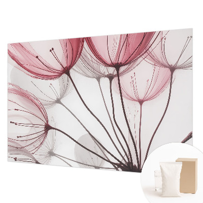 Fototapet vlies pentru dormitor în design floral elegant