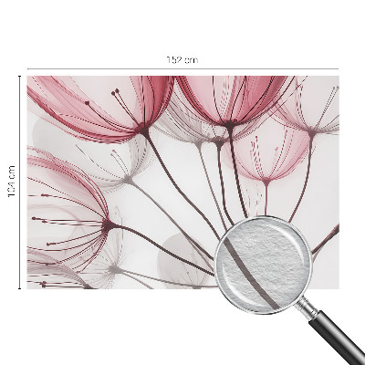 Fototapet vlies pentru dormitor Eleganță florală