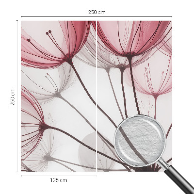 Fototapet vlies pentru dormitor Eleganță florală