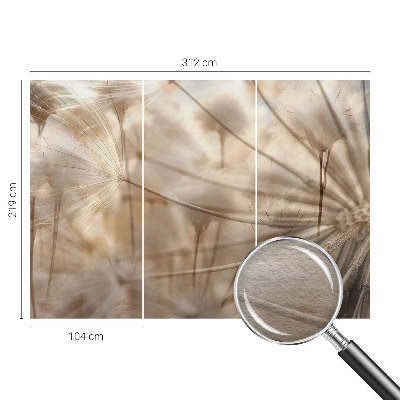 Fototapet vlies pentru living Câmpuri de mac