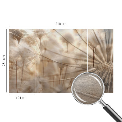 Fototapet vlies pentru living Câmpuri de mac