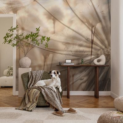 Fototapet vlies pentru living Câmpuri de mac