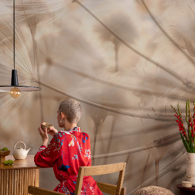 Fototapet vlies pentru living Câmpuri de mac