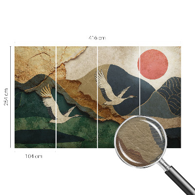 Tapet foto decorativ Flori colorate