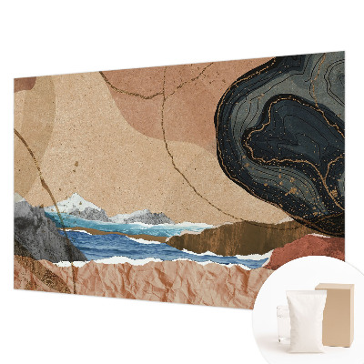 Fototapet la comandă pentru living Podul Albastru