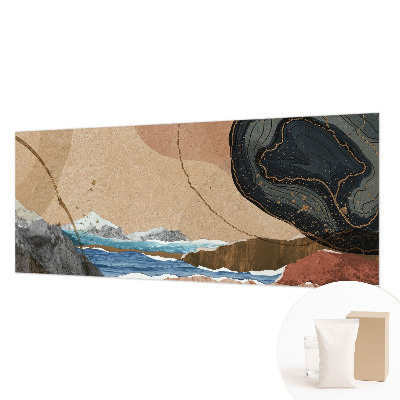 Fototapet la comandă pentru living Podul Albastru